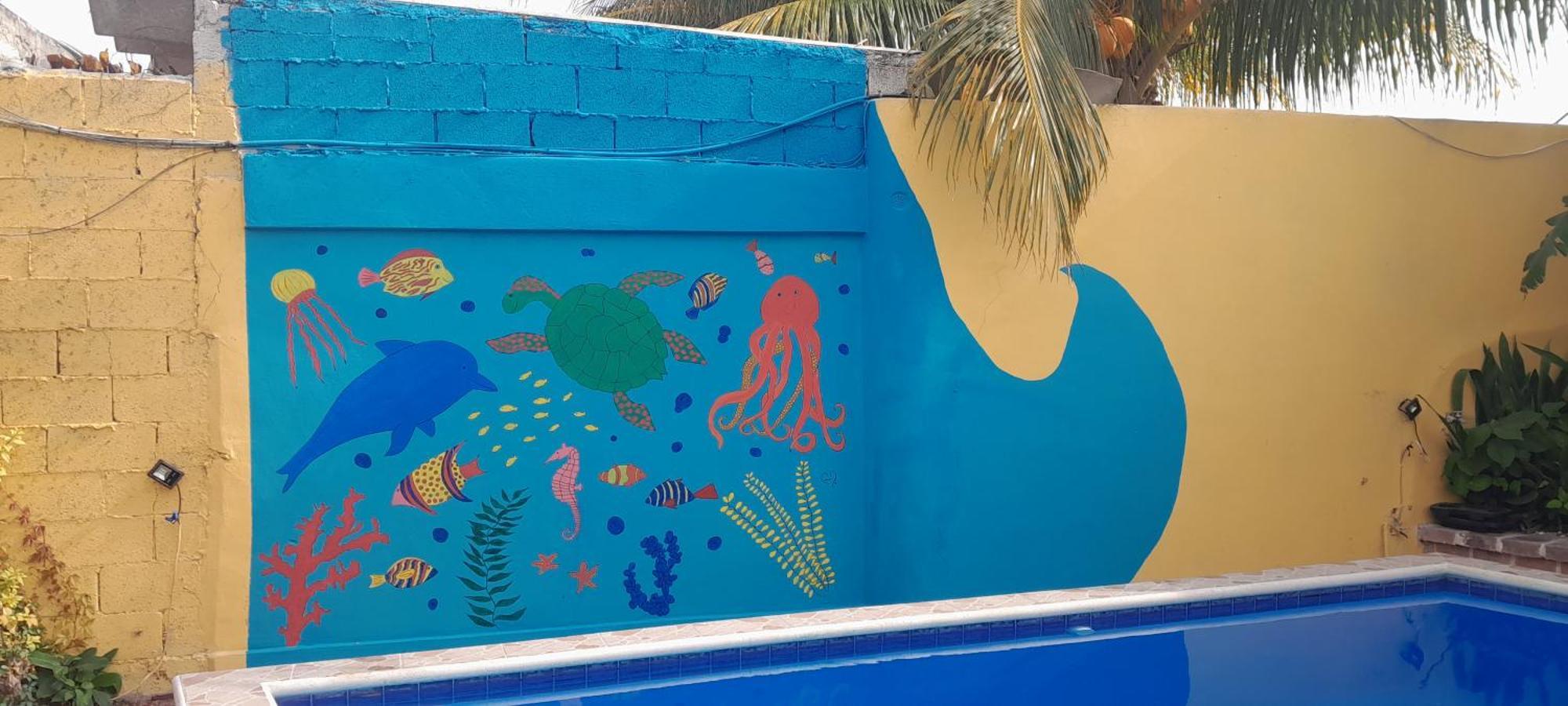 Malecon Beach House In Progreso 1 Block From Beach Exterior photo